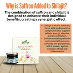 Saffron (Kesar) in Shilajeet