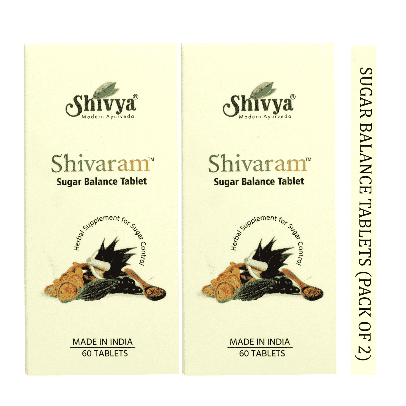 Shivya Ayurveda Shivaram - Anti-Diabetic Tablets (Pack of 2)