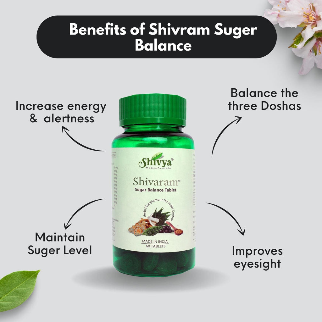Shivya Ayurvedic Shivaram - Anti-Diabetic 60 Tablets Shivyahealthcare 
