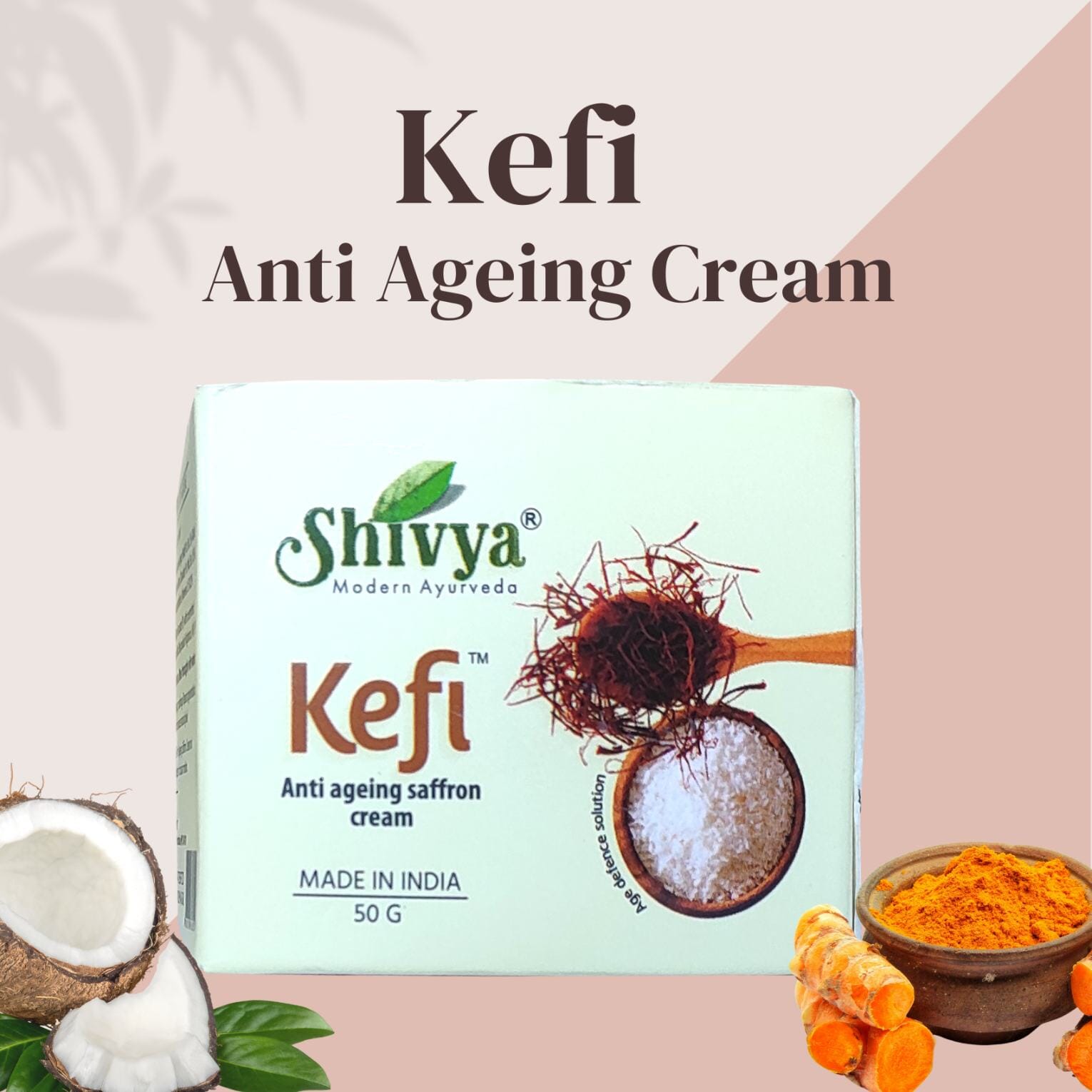 Shivya Ayurvedic Kefi Anti-Ageing Cream, 50g