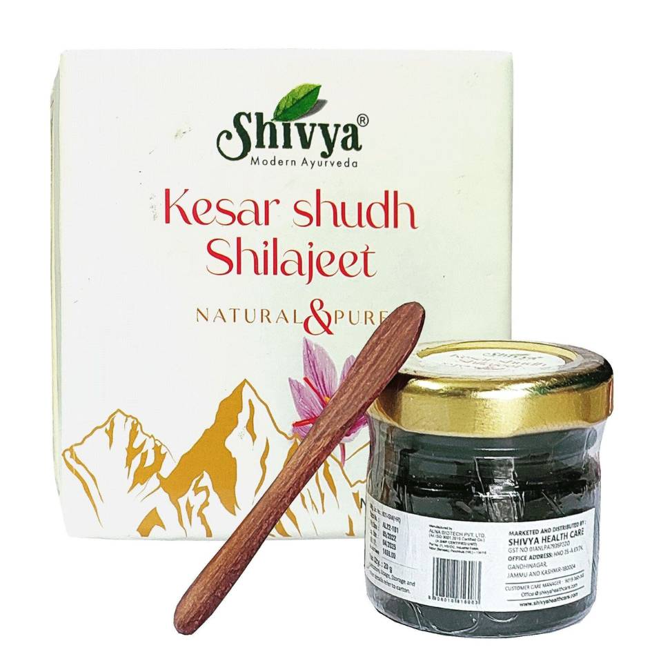 Shivya Kesar shudh Shilajeet - Natural & Pure, 20g Shivyahealthcare 