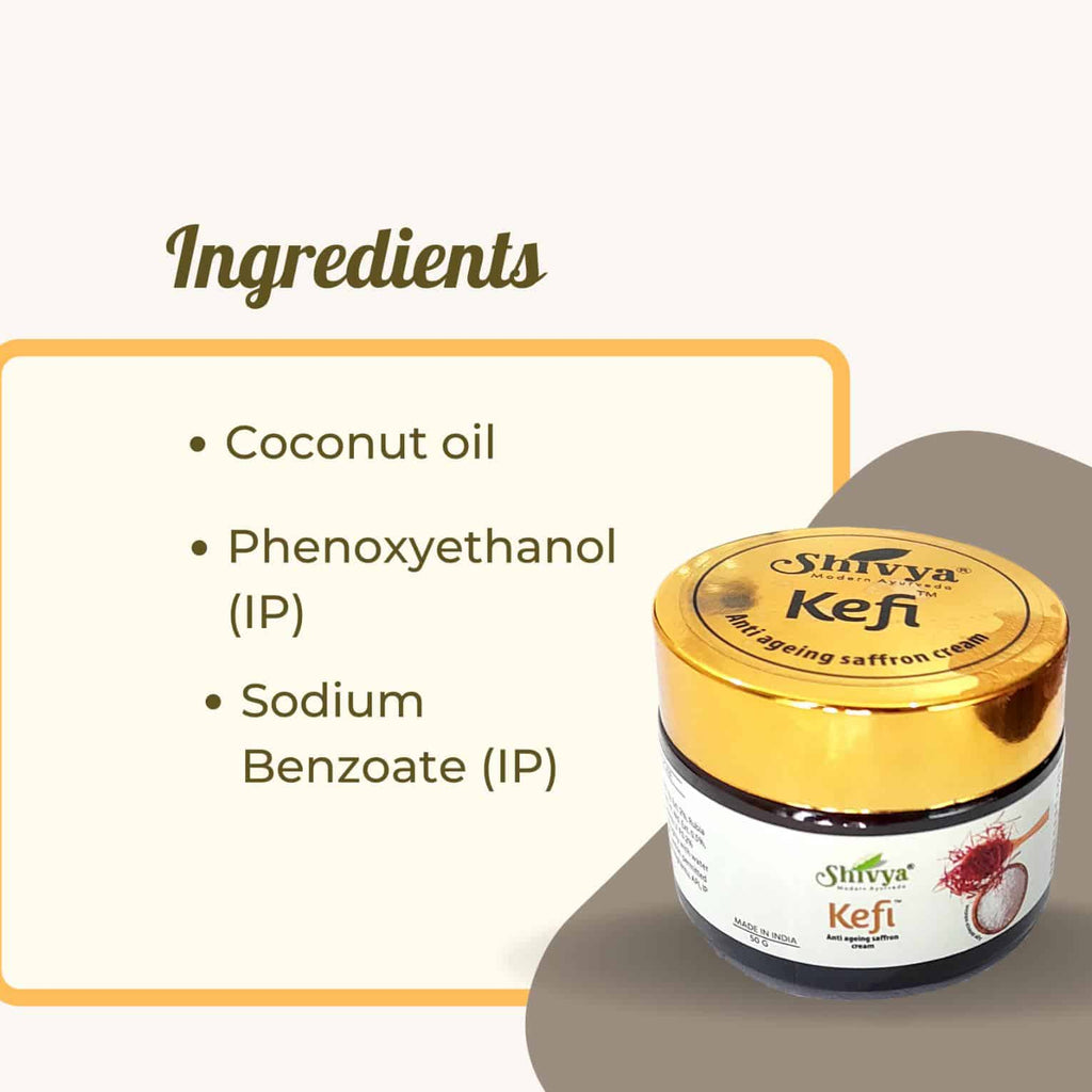 Shivya Ayurvedic Kefi Anti-Ageing Cream, 50g Shivyahealthcare 